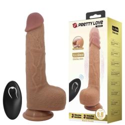 Реалістичний вібратор Pretty Love Tommy Vibrator тілесного кольору
