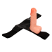 Страпон Baile Passionate Harness тілесний 15 см Страпон Baile Passionate Harness тілесний 15 см