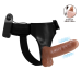 Страпон з вібрацією Ultra Vibrating LyBaile коричневий