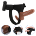 Страпон - Ultra Vibrating Dual Penis Strap On 6.2"