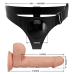 Страпон Pretty Love Harness Briefs Jerry тілесний