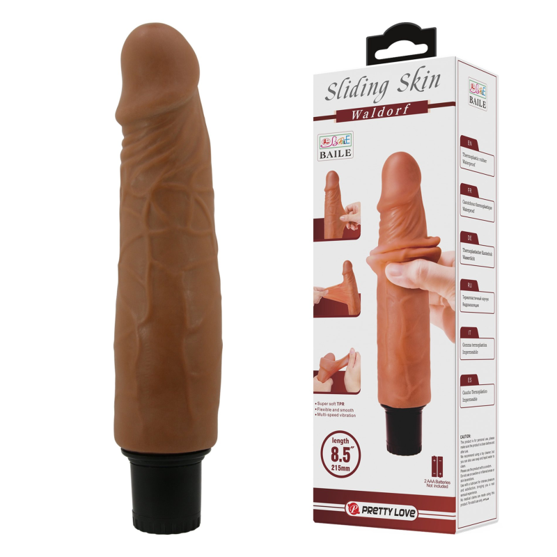 Вібратор - Pretty Love Sliding Skin Waldofr 8.5" Latin