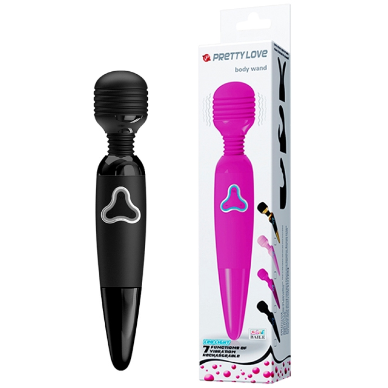 Вібромасажер - Pretty Love Body Wand Black