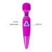 Вібромасажер - Pretty Love Flirtacious Wand Purple