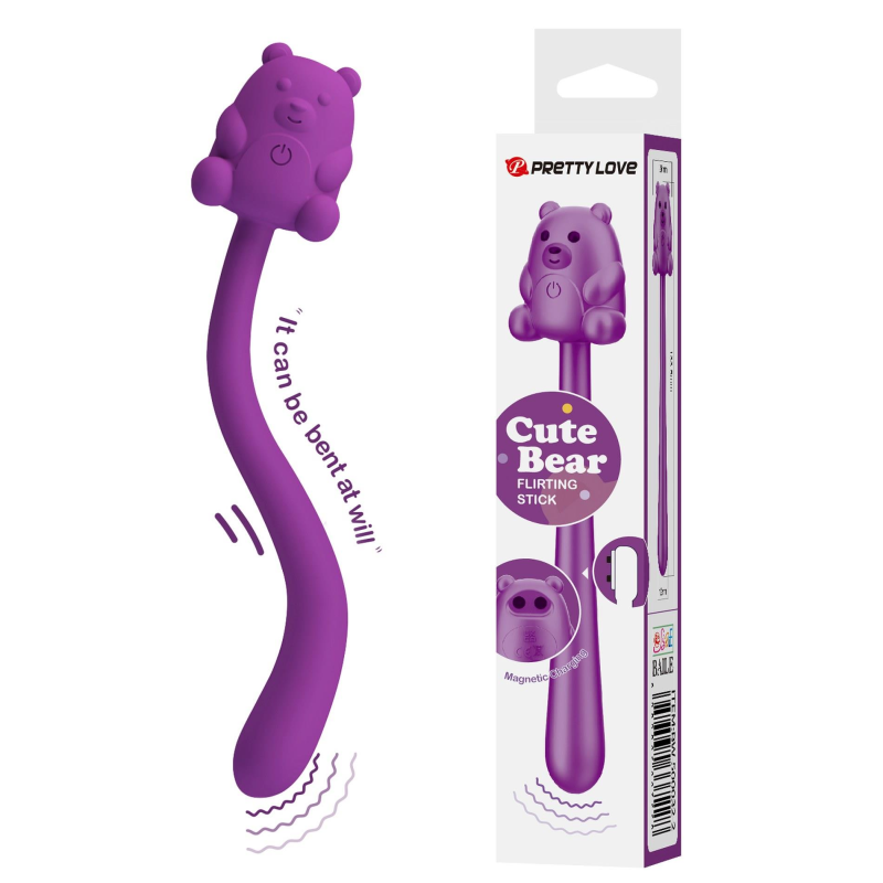 Вібратор - Pretty Love Cute Bear Purple, 7 vibration functions