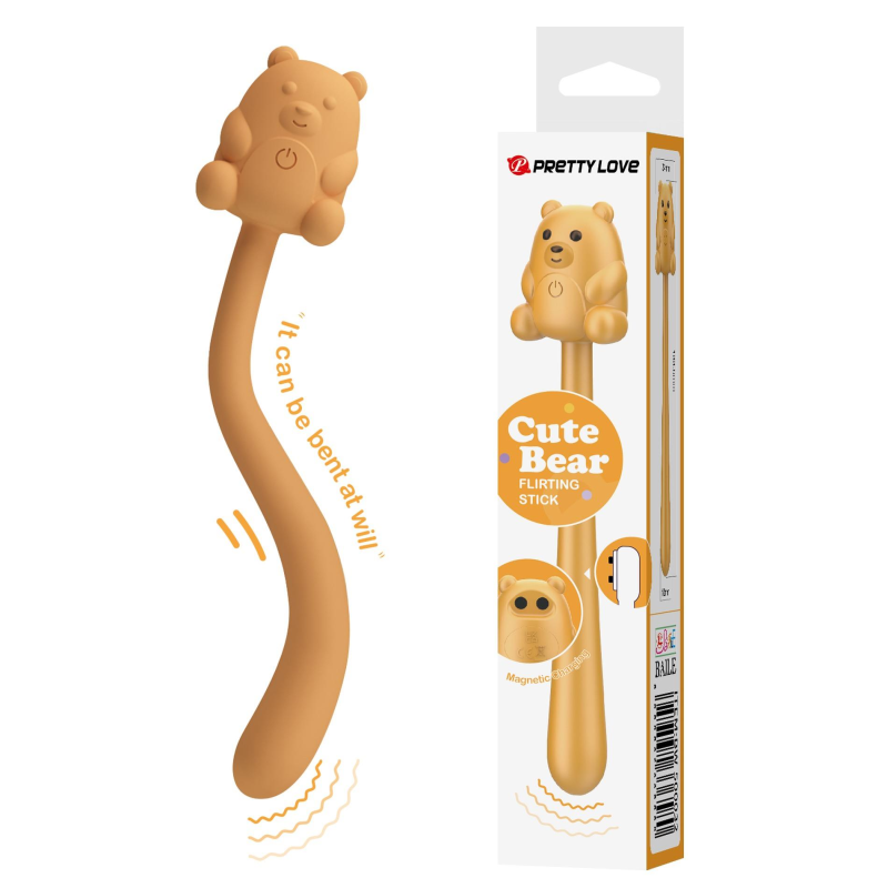 Вібратор - Pretty Love Cute Bear Light Brown, 7 vibration functions
