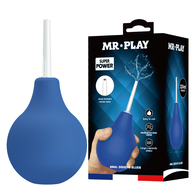 Анальний душ - Mr.Play Anal Douche Blueb Blue Анальний душ - Mr.Play Anal Douche Blueb Blue