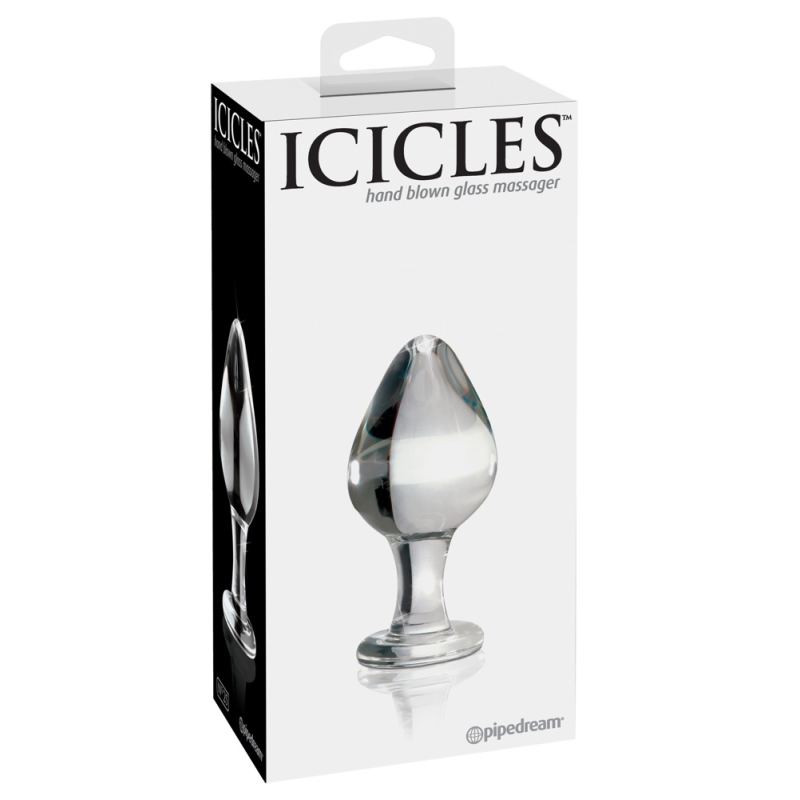 Анальна пробка Icicles No. 25 прозора Анальна пробка Icicles No. 25 прозора