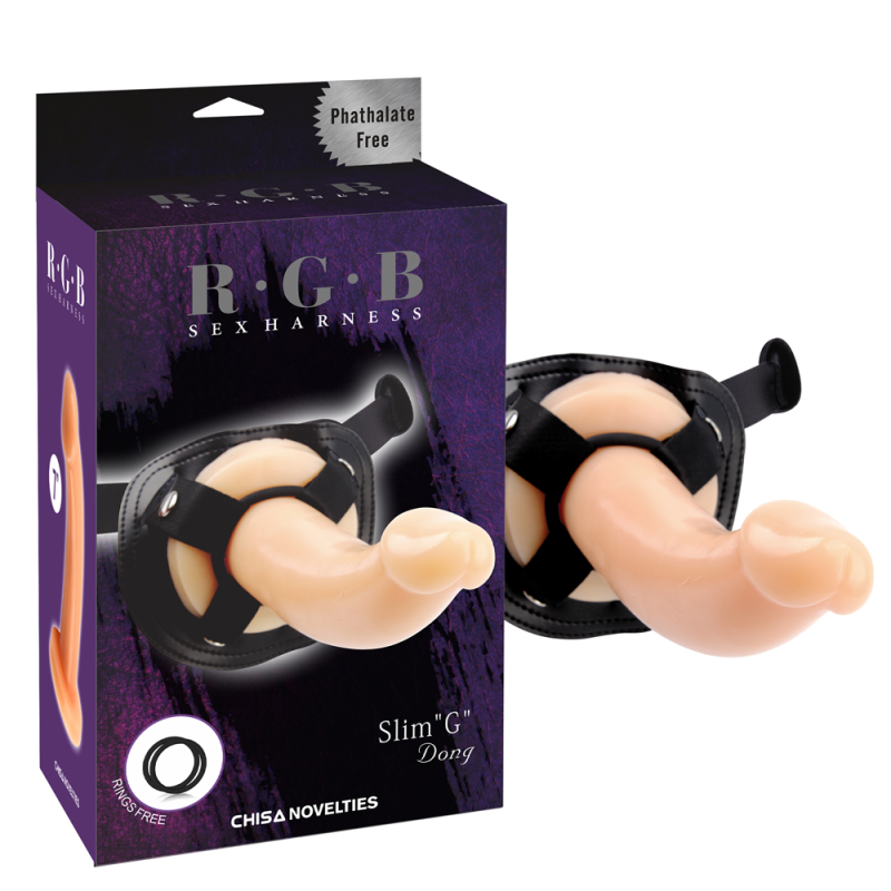 Страпон - RGB Slim "G" Dong