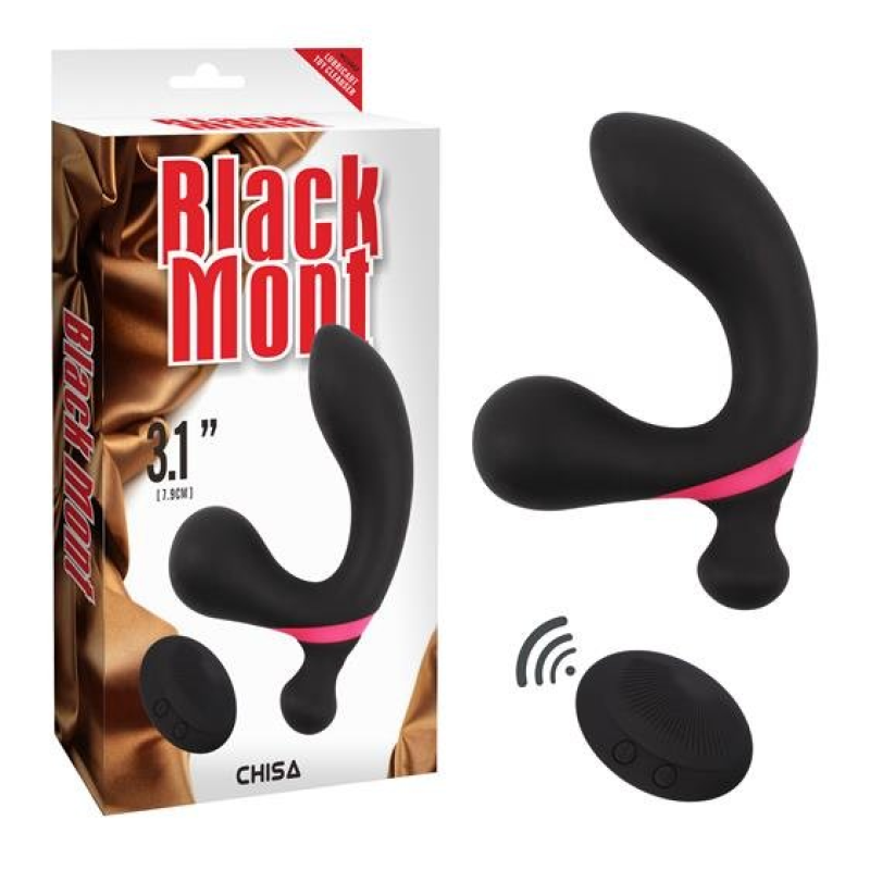 Масажер простати - Black Mont P-Spot Probe 3.1"