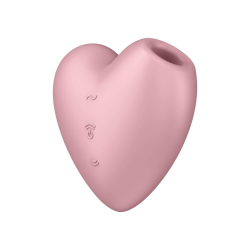 Вакуумний стимулятор Satisfyer Cutie Heart Light Red
