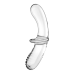 Скляний фалоімітатор Satisfyer Double Crystal прозорий Скляний фалоімітатор Satisfyer Double Crystal прозорий