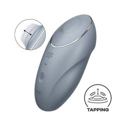 Кліторальний стимулятор Satisfyer Tap & Climax 1 сіро-блакитний
