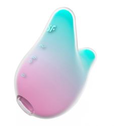 Вакуумний стимулятор Satisfyer Mermaid Vibes бірюзово-рожевий