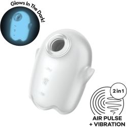 Вакуумний стимулятор - Satisfyer Glowing Ghost White