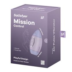Вакуумний кліторальний вібратор - Satisfyer Mission Control Violet