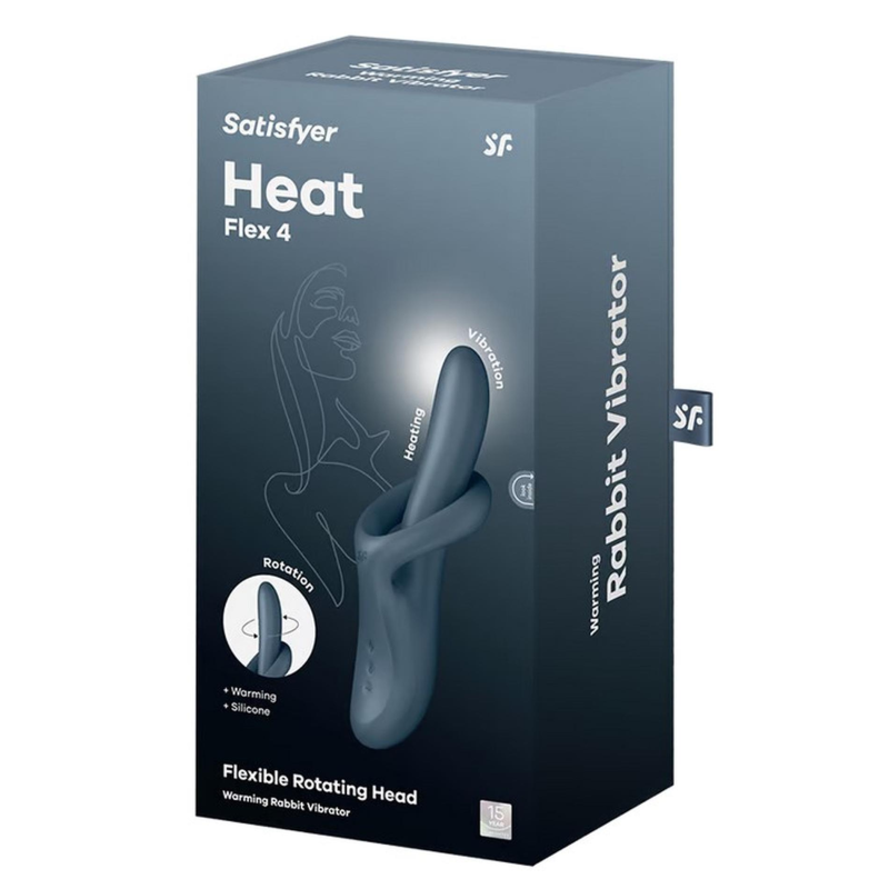 Вібратор - Satisfyer Heat Flex 4 Grey