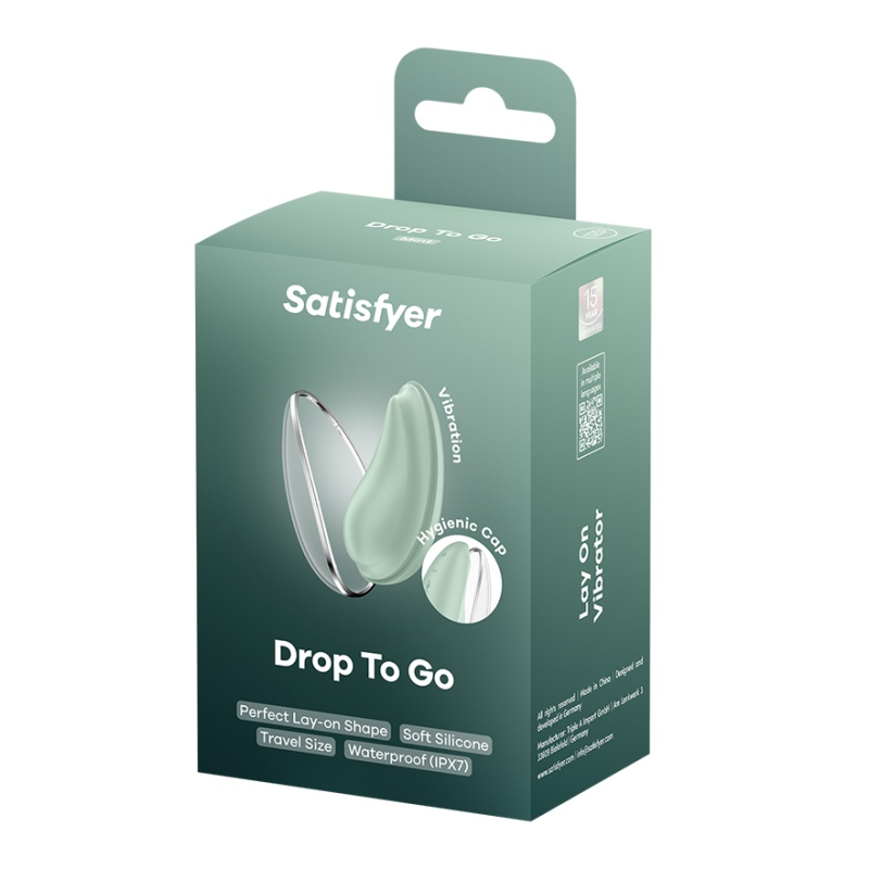 Вібратор Satisfyer Drop To Go м'ятний Вібратор Satisfyer Drop To Go м'ятний
