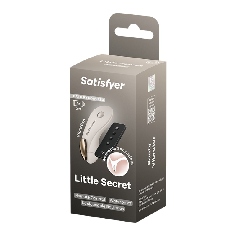 Кліторальний вібратор Satisfyer Little Secret бежевий