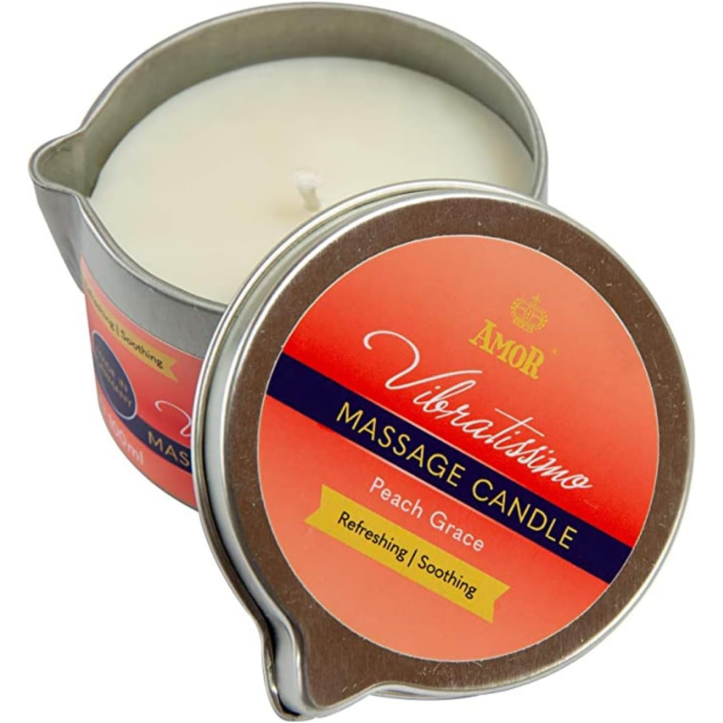 Масажна свічка - Vibratissimo Peach Grace, 50 мл
