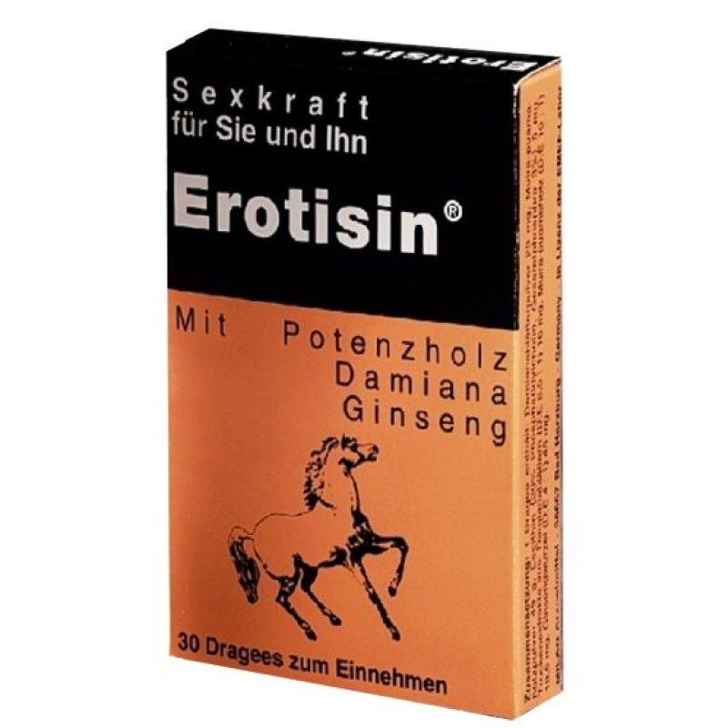 Таблетки - Erotisin, 30 таб. (08.2026)