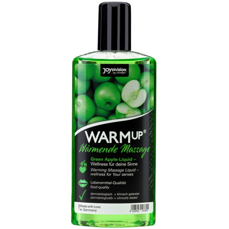 Масажна олійка - WARMup Green Apple, 150 мл