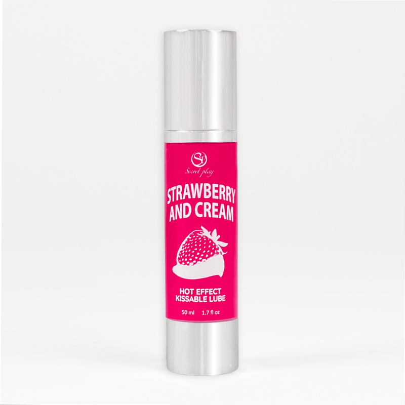 Лубрикант - Secret Play Strawberry & Cream, 50 мл