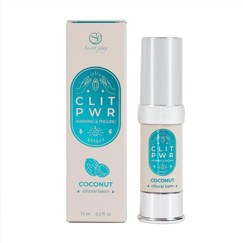 Бальзам для клітора з вібрацією - Secret Play Clit Pwr Coconut, 15 мл (05.2026)