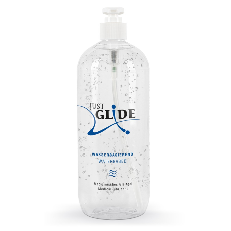 Гель-лубрикант Just Glide Waterbased 1000 мл прозорий