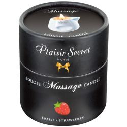 Масажна свічка Plaisir Secrets Strawberry 80 мл