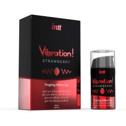 Рідкий Вібратор - Intt Vibration! Strawberry, 15 мл
