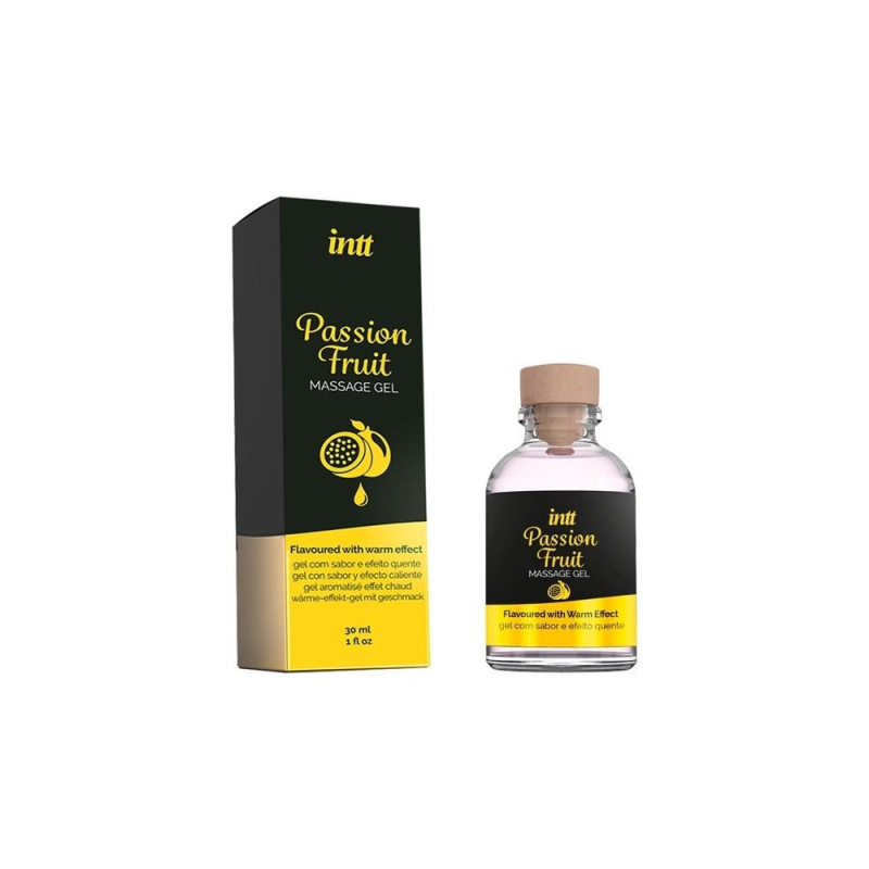 Гель для масажу - Intt Passion Fruit Massage Gel, 30 мл 