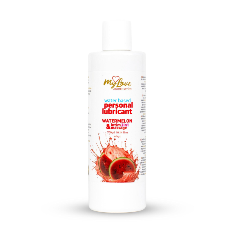 Лубрикант та масажний гель MyLove Aroma Series Watermelon 300 мл Лубрикант та масажний гель MyLove Aroma Series Watermelon 300 мл