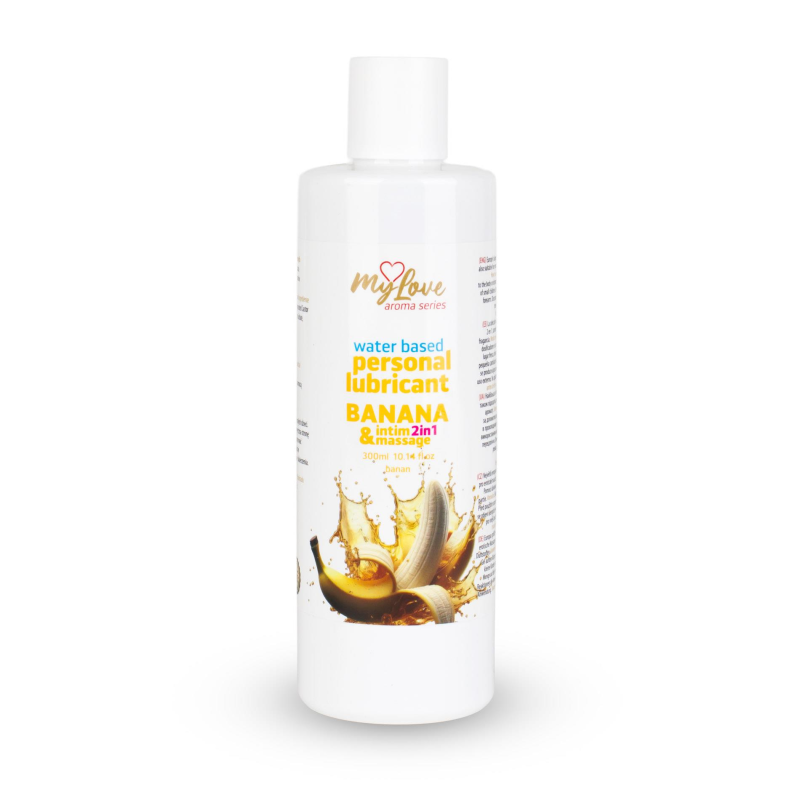 Лубрикант та масажний гель MyLove Aroma Series Banana 300 мл Лубрикант та масажний гель MyLove Aroma Series Banana 300 мл