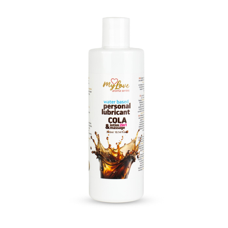 Лубрикант та масажний гель MyLove Aroma Series Intim&Massage Cola 300 мл Лубрикант та масажний гель MyLove Aroma Series Intim&Massage Cola 300 мл