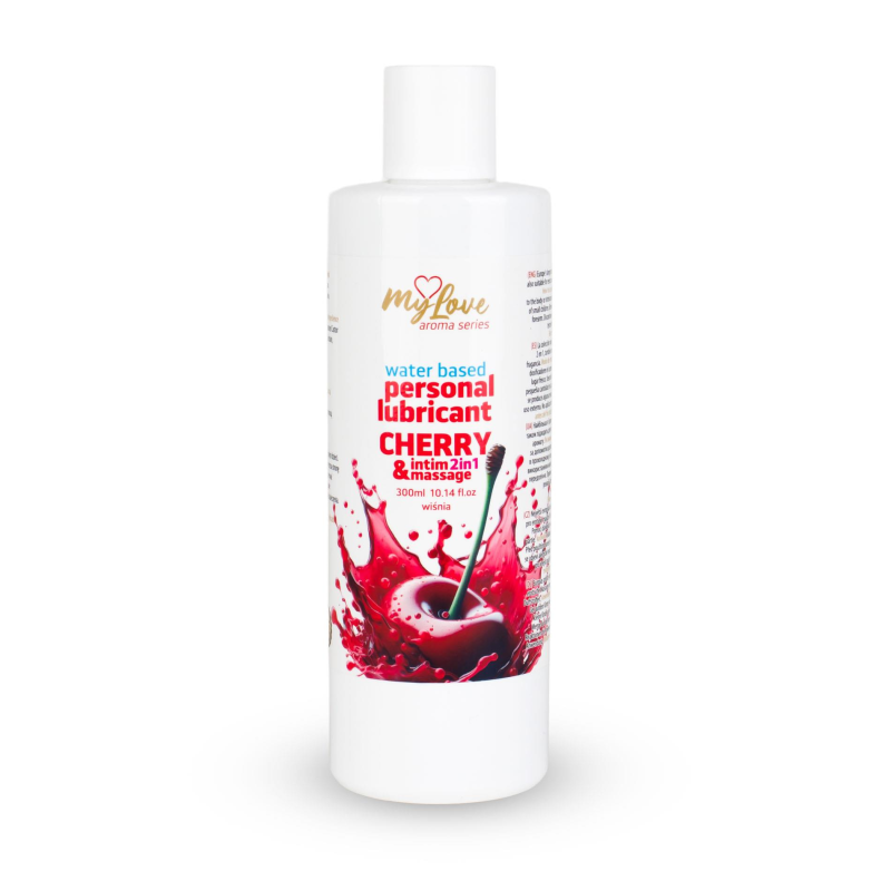 Лубрикант та масажний гель MyLove Aroma Series Intim&Massage Cherry 300 мл Лубрикант та масажний гель MyLove Aroma Series Intim&Massage Cherry 300 мл