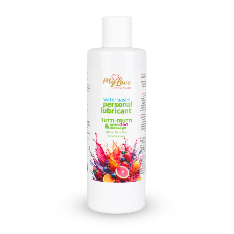 Лубрикант та масажний гель MyLove Aroma Series Tutti-Frutti 300 мл Лубрикант та масажний гель MyLove Aroma Series Tutti-Frutti 300 мл