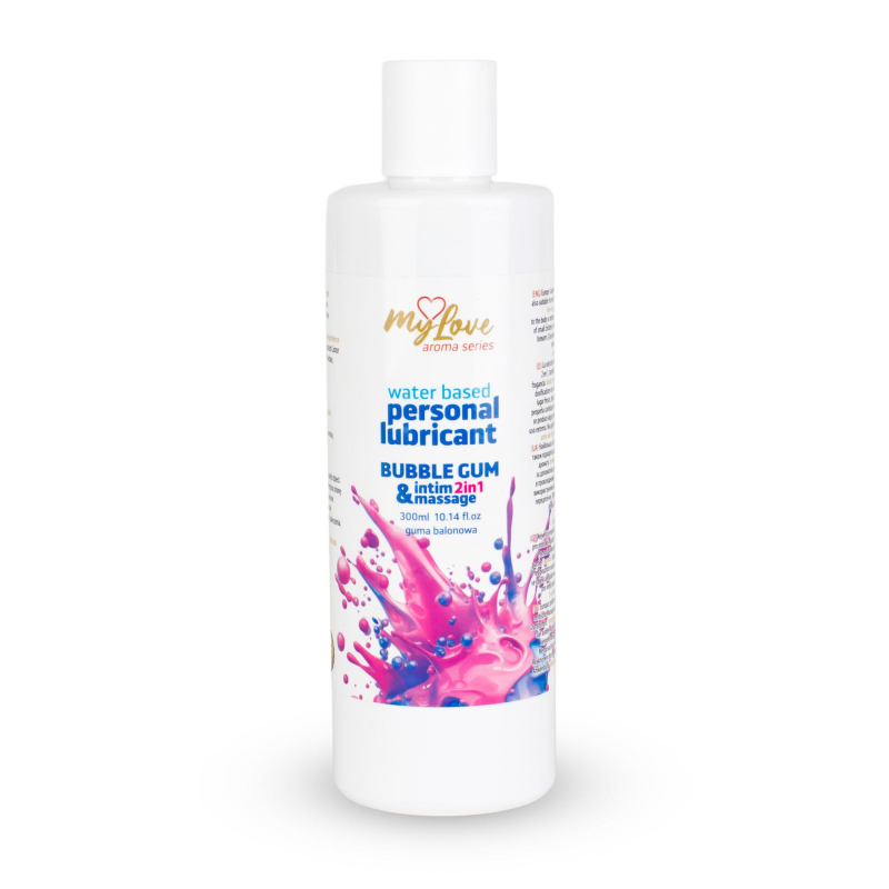 Лубрикант та масажний гель MyLove Aroma Series Bubble Gum 300 мл