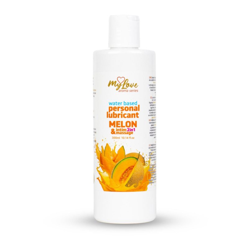 Лубрикант та масажний гель MyLove Aroma Series Intim&Massage Melon 300 мл Лубрикант та масажний гель MyLove Aroma Series Intim&Massage Melon 300 мл