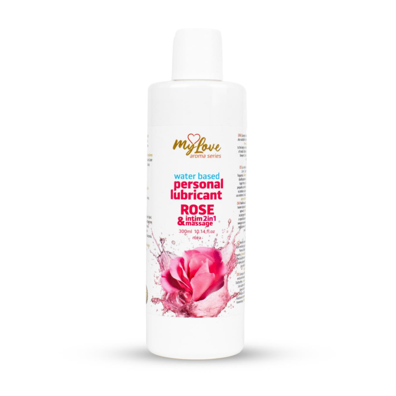 Лубрикант та масажний гель MyLove Aroma Series Rose 300 мл Лубрикант та масажний гель MyLove Aroma Series Rose 300 мл