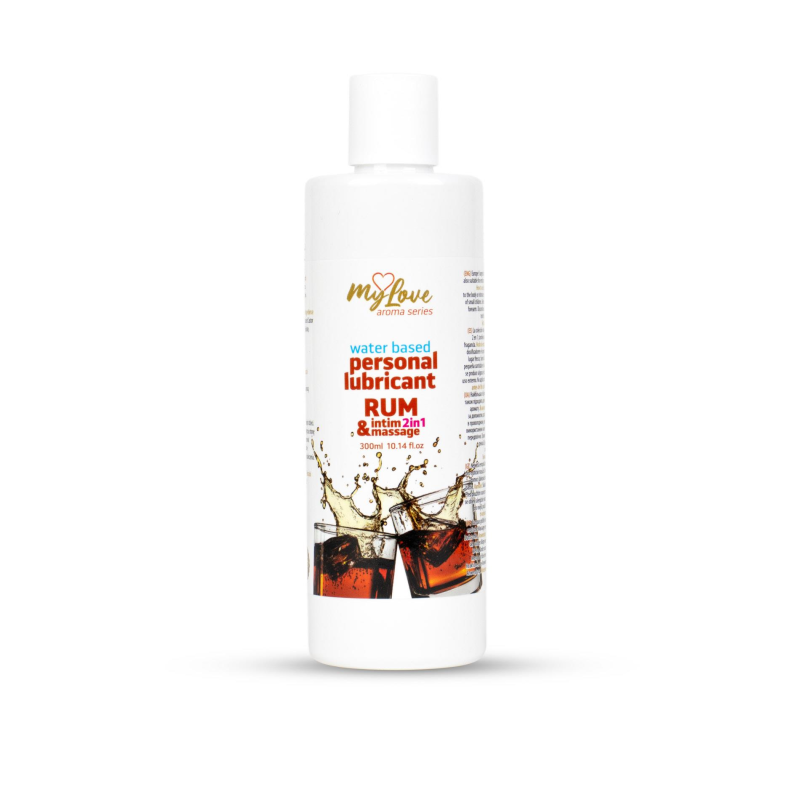 Лубрикант і масажний гель MyLove Aroma Series Intim&Massage Rum 300 мл Лубрикант і масажний гель MyLove Aroma Series Intim&Massage Rum 300 мл