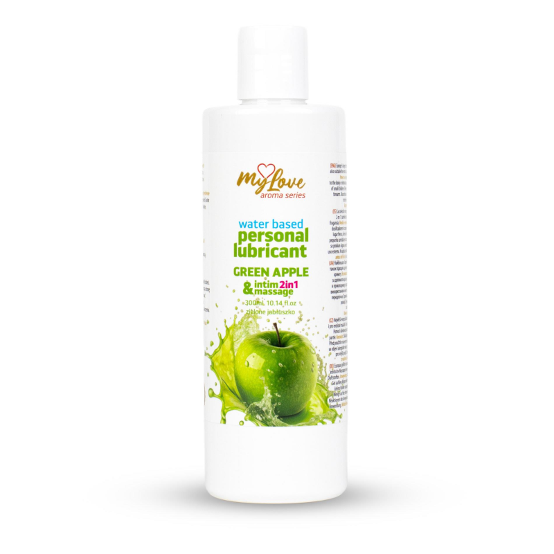 Лубрикант та масажний гель MyLove Aroma Series Green Apple 300 мл Лубрикант та масажний гель MyLove Aroma Series Green Apple 300 мл