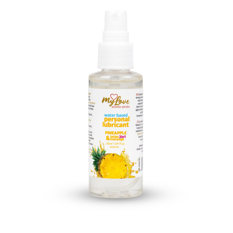 Лубрикант та масажний гель MyLove Aroma Series ананас 50 мл Лубрикант та масажний гель MyLove Aroma Series ананас 50 мл
