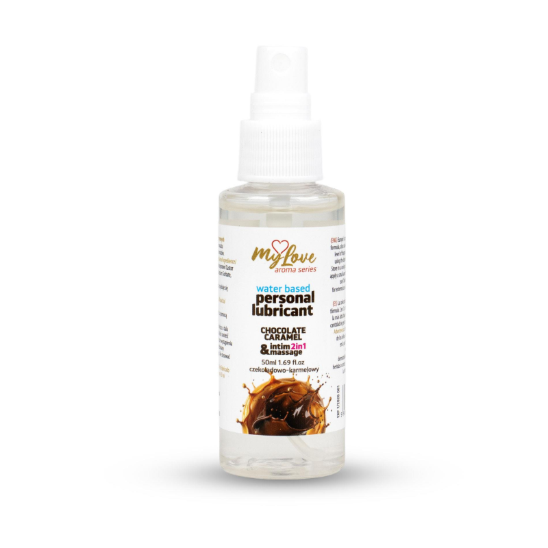 Лубрикант та масажний гель MyLove Aroma Chocolate Caramel 50 мл Лубрикант та масажний гель MyLove Aroma Chocolate Caramel 50 мл
