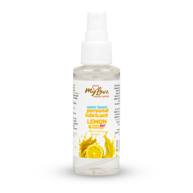 Лубрикант та масажний гель MyLove Aroma Series Lemon 2в1