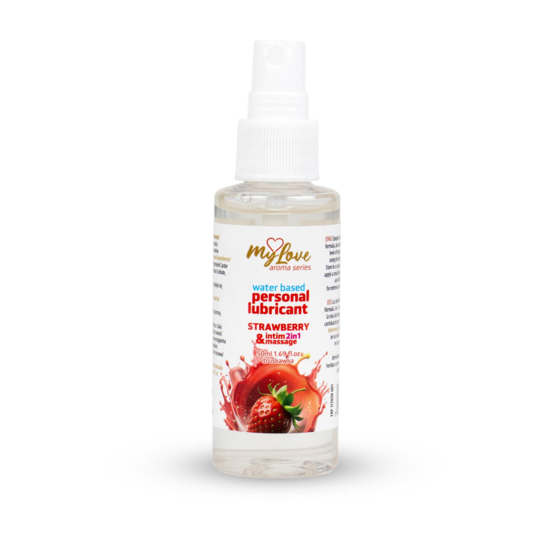Лубрикант та масажний гель MyLove Aroma Series Strawberry 50 мл
