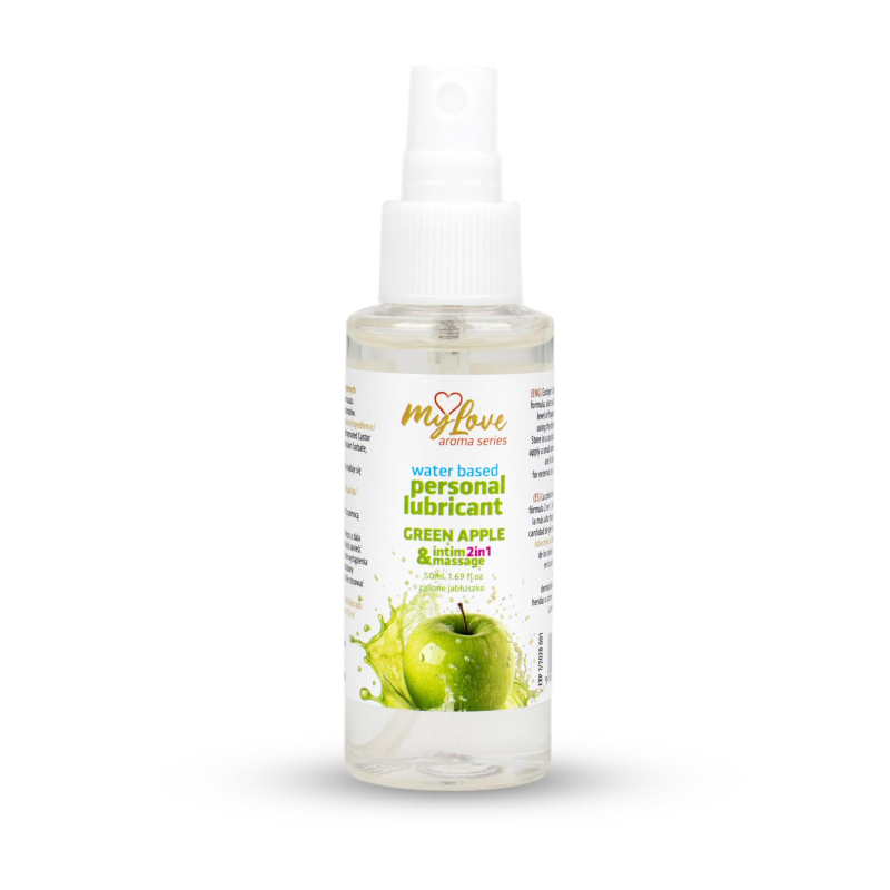 Лубрикант та масажний гель MyLove Aroma Series Green Apple 50 мл