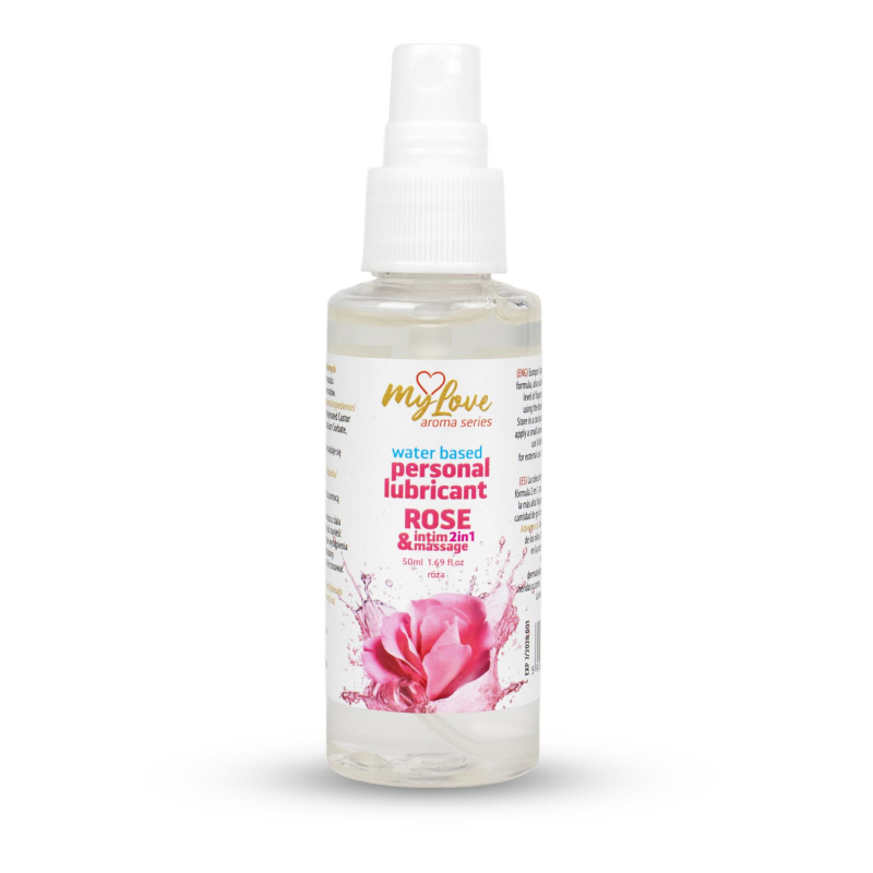 Лубрикант та масажний гель MyLove Aroma Series Intim&Massage Rose 50 мл