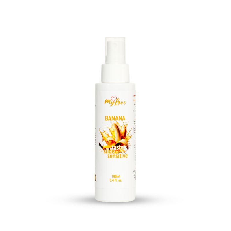 Інтимний гель-лубрикант - MyLove Taste Slide Sensitive Banana, 100 мл