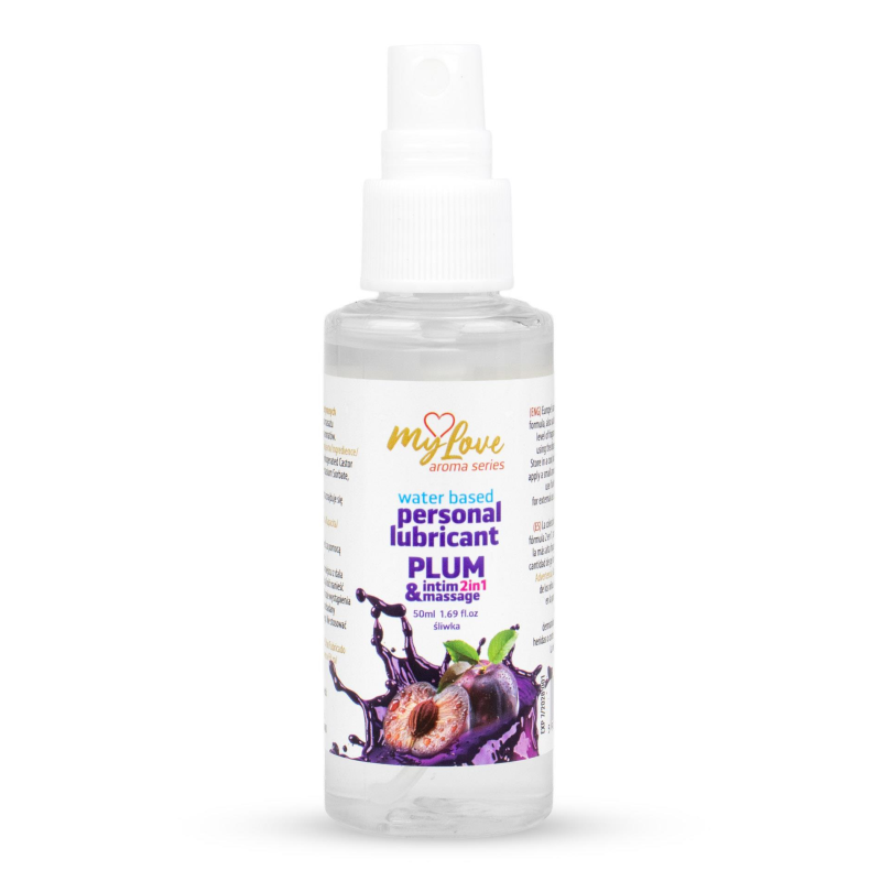 Лубрикант та масажний гель MyLove Aroma Series зі сливовим ароматом